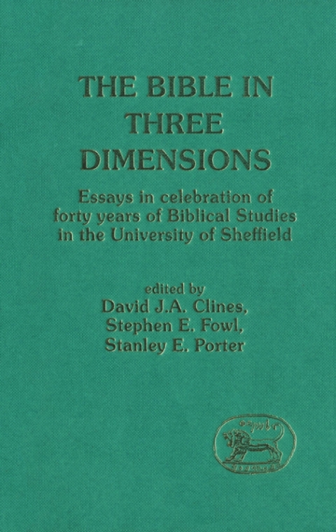The Bible in Three Dimensions 
