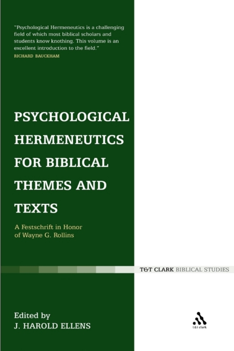 Cover image for book Psychological Hermeneutics for Biblical Themes and Texts