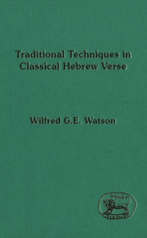 Cover image for book Traditional Techniques in Classical Hebrew Verse