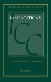 Omslagafbeelding: Lamentations (ICC) 1st edition 9780567481672