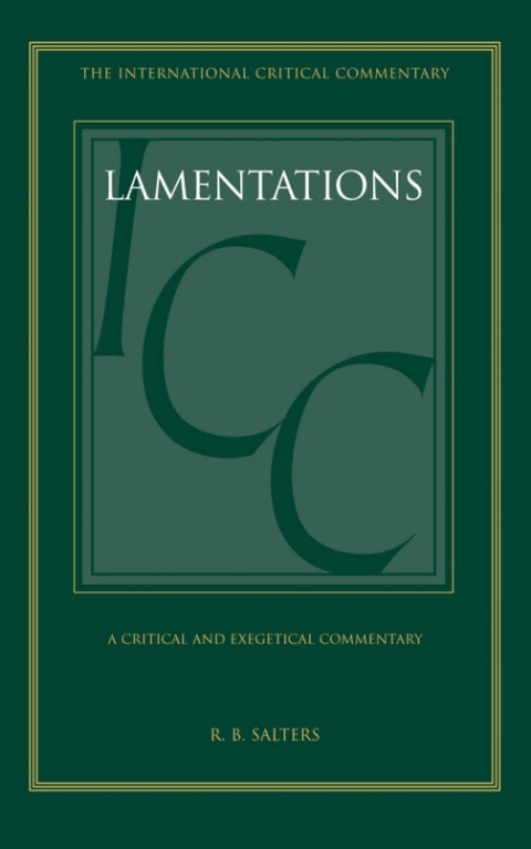 Cover image for book Lamentations (ICC)