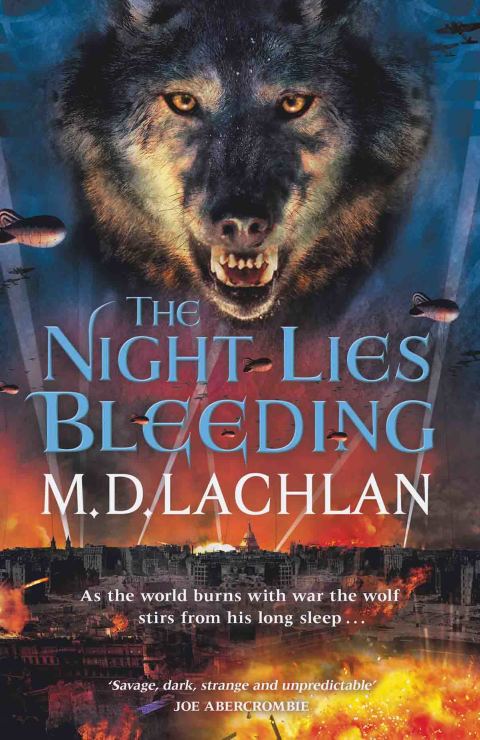 Cover image for book The Night Lies Bleeding