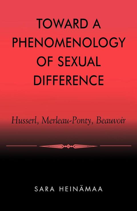 Cover image for book Toward a Phenomenology of Sexual Difference