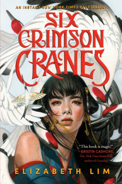 Cover image for book Six Crimson Cranes