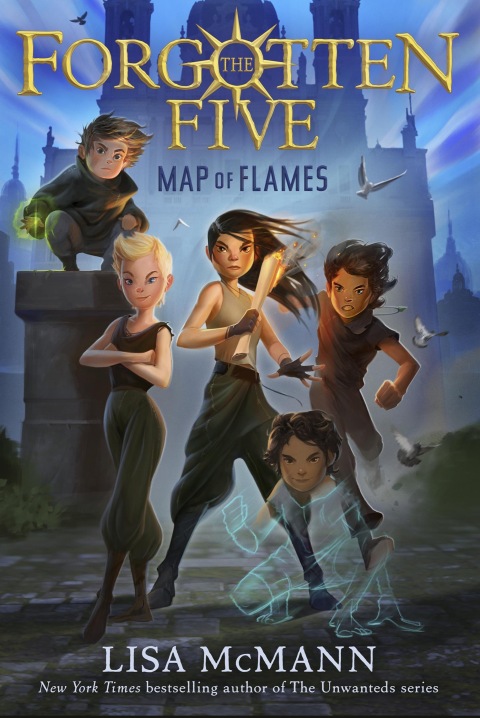 Cover image for book Map of Flames (The Forgotten Five, Book 1)