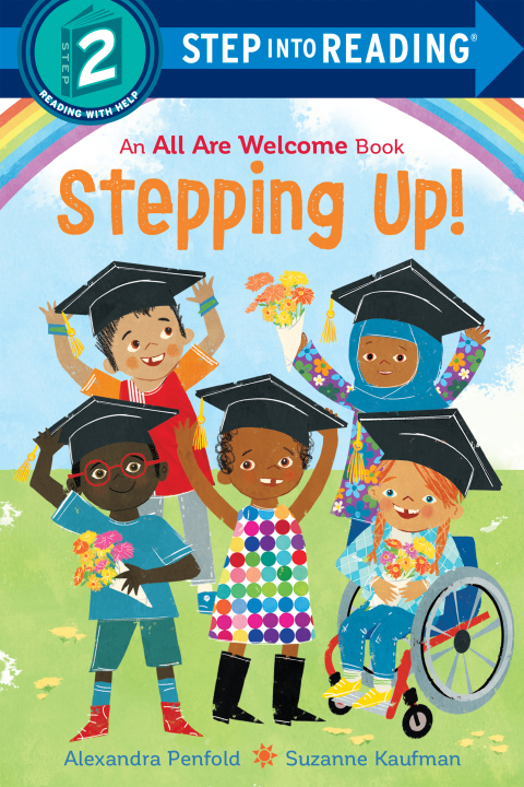 Cover image for book Stepping Up! (An All Are Welcome Early Reader)