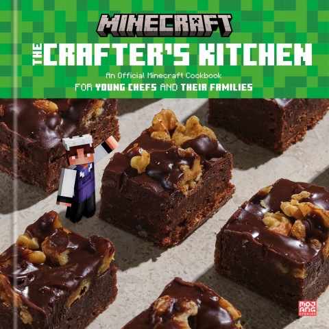 Cover image for book The Crafter's Kitchen: An Official Minecraft Cookbook for Young Chefs and Their Families