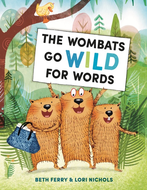 Cover image for book The Wombats Go Wild for Words