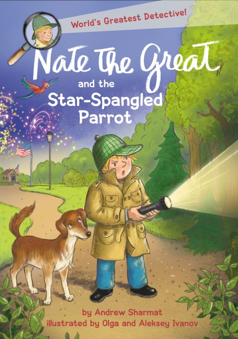Cover image for book Nate the Great and the Star-Spangled Parrot