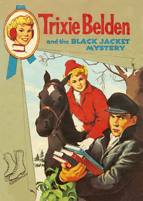 Cover image for book The Black Jacket Mystery: Trixie Belden