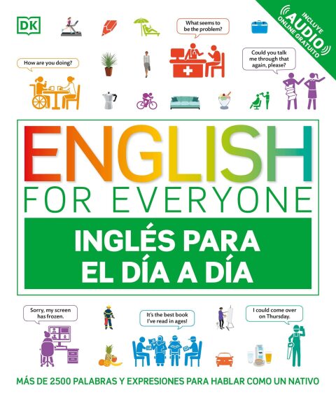 Cover image for book English for Everyone Inglés para el día a día (Everyday English Spanish Edition)