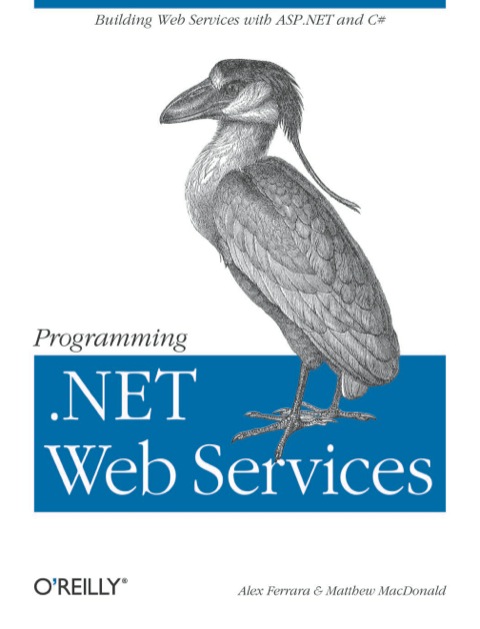 Cover image for book Programming .NET Web Services