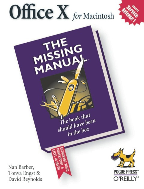 Cover image for book Office X for Macintosh:  The Missing Manual