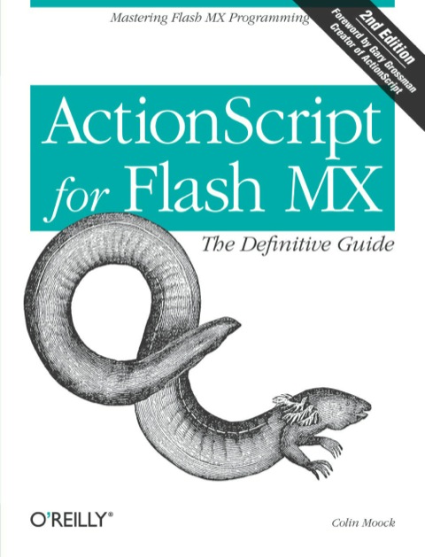 Cover image for book ActionScript for Flash MX: The Definitive Guide