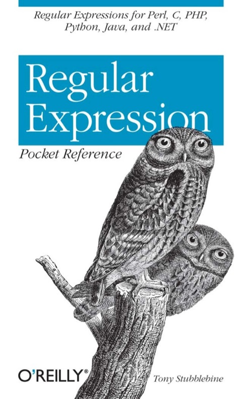 Cover image for book Regular Expression Pocket Reference