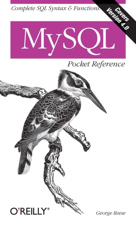 Cover image for book MySQL Pocket Reference