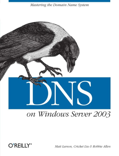 Cover image for book DNS on Windows Server 2003