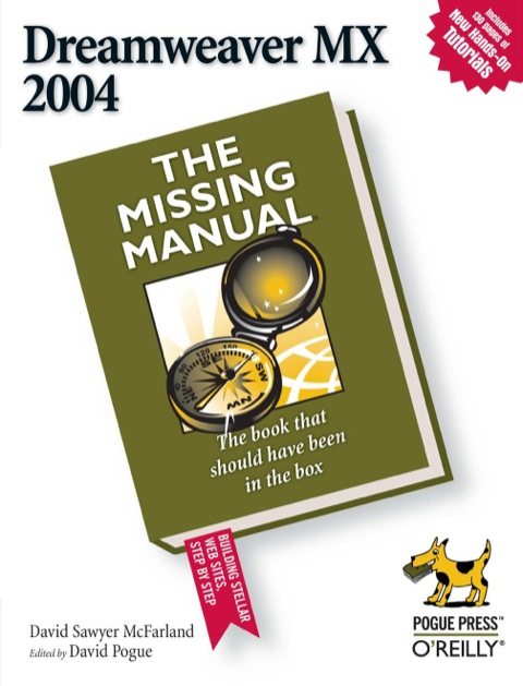 Cover image for book Dreamweaver MX 2004: The Missing Manual