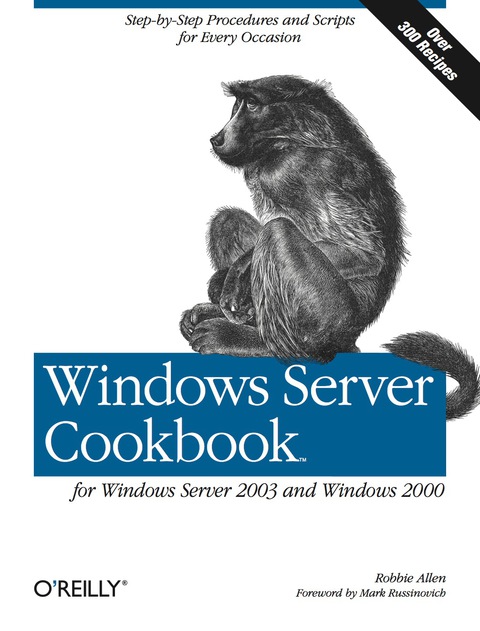 Cover image for book Windows Server Cookbook