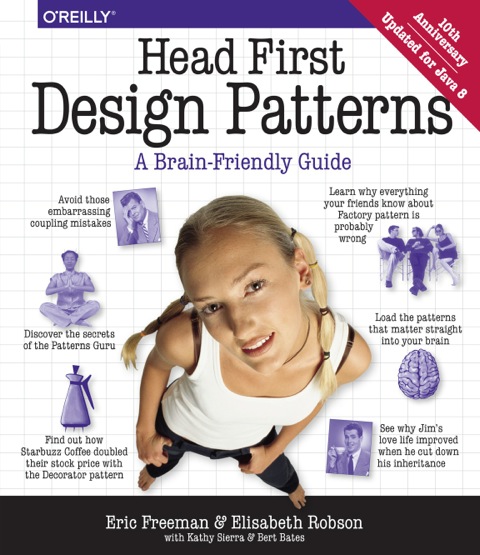 Cover image for book Head First Design Patterns
