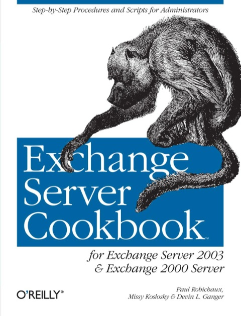 Cover image for book Exchange Server Cookbook