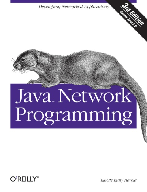Cover image for book Java Network Programming