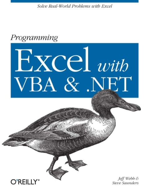 Cover image for book Programming Excel with VBA and .NET