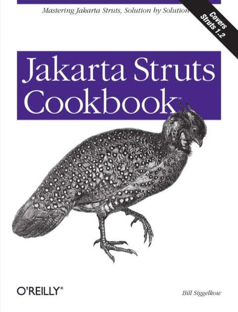 Cover image for book Jakarta Struts Cookbook