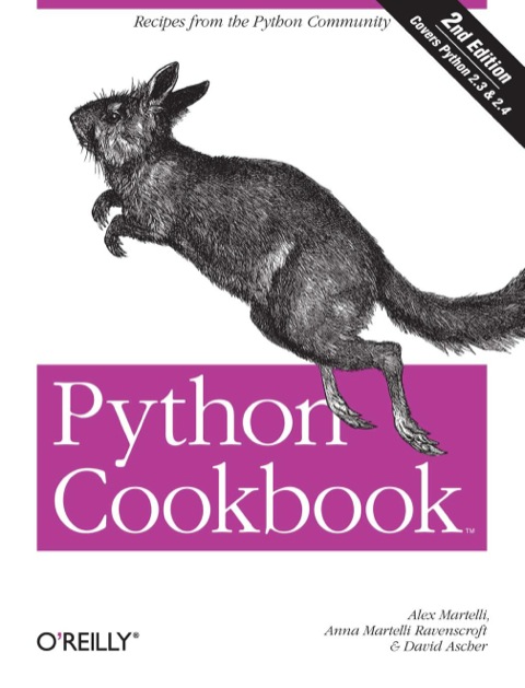 Cover image for book Python Cookbook