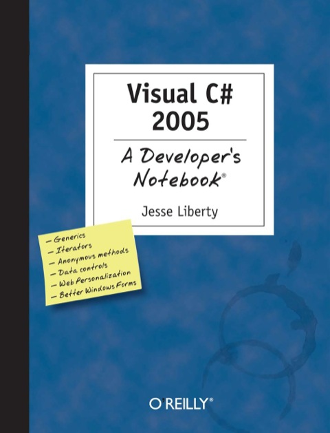 Cover image for book Visual C# 2005: A Developer's Notebook