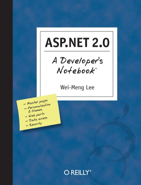 Cover image for book ASP.NET 2.0: A Developer's Notebook