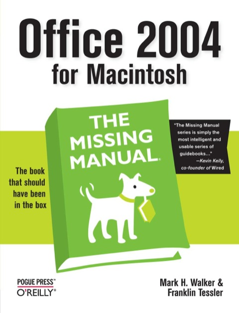 Cover image for book Office 2004 for Macintosh: The Missing Manual