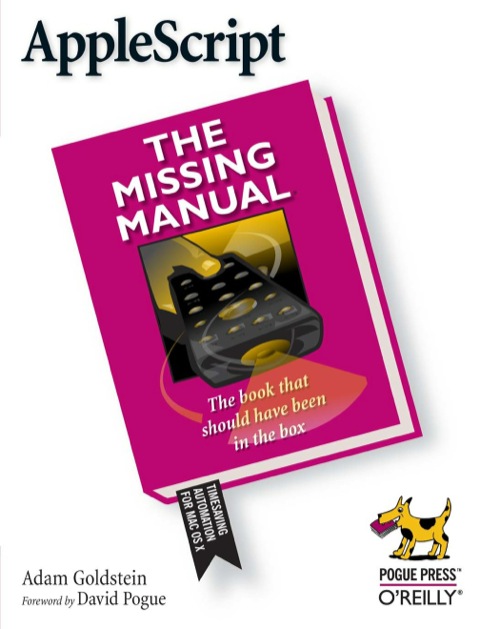 Cover image for book AppleScript: The Missing Manual