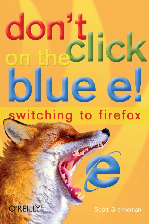 Cover image for book Don't Click on the Blue E!