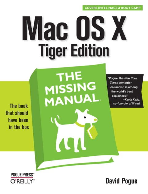 Cover image for book Mac OS X: The Missing Manual, Tiger Edition