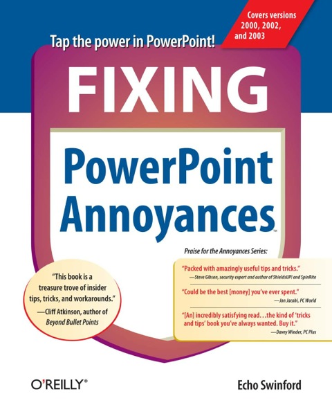 Cover image for book Fixing PowerPoint Annoyances