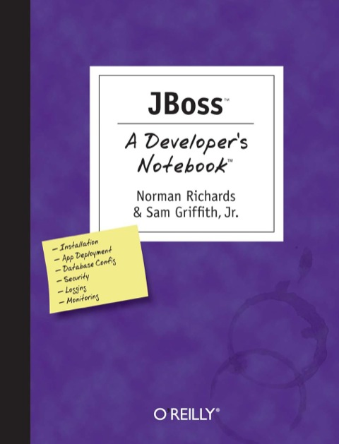 Cover image for book JBoss: A Developer's Notebook