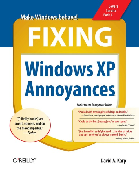 Cover image for book Fixing Windows XP Annoyances