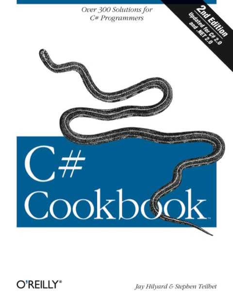 Cover image for book C# Cookbook