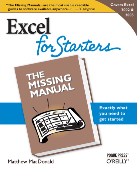 Cover image for book Excel 2003 for Starters: The Missing Manual