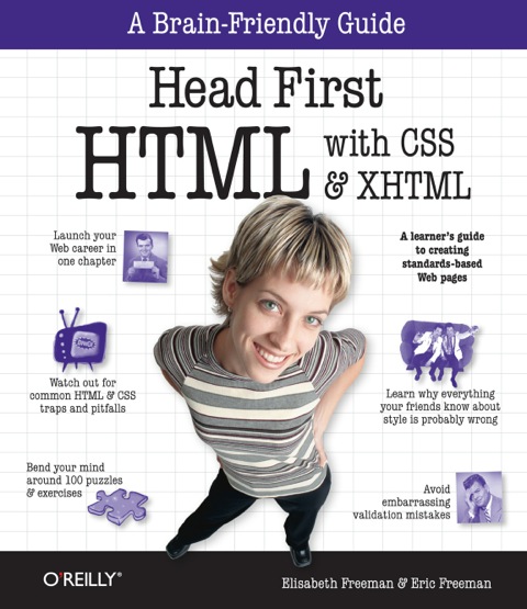 Cover image for book Head First HTML with CSS & XHTML