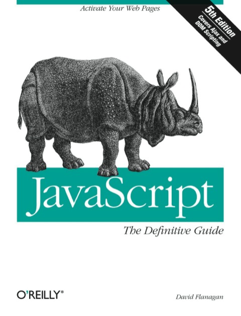 Cover image for book JavaScript: The Definitive Guide