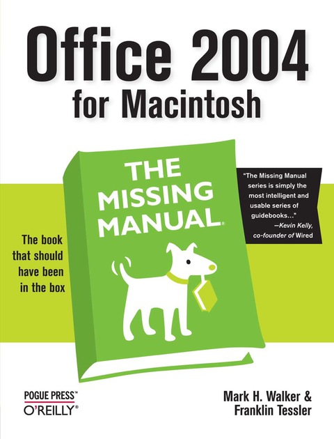 Cover image for book Office 2004 for Macintosh: The Missing Manual