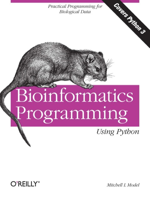 Cover image for book Bioinformatics Programming Using Python