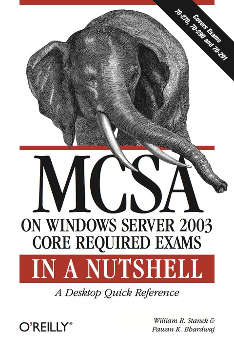 Cover image for book MCSA on Windows Server 2003 Core Exams in a Nutshell