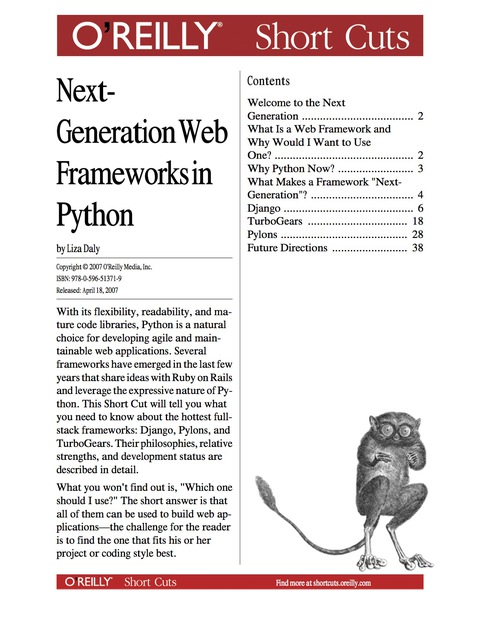 Cover image for book Next-Generation Web Frameworks in Python
