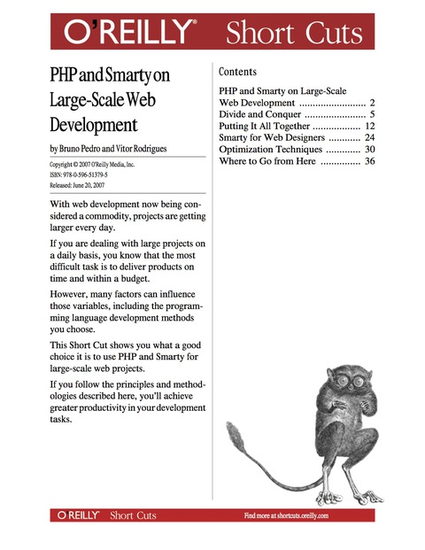 Cover image for book PHP and Smarty on Large-Scale Web Development