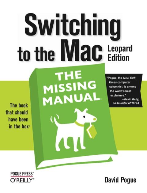 Cover image for book Switching to the Mac: The Missing Manual, Leopard Edition