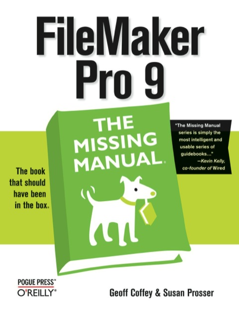 Cover image for book FileMaker Pro 9: The Missing Manual