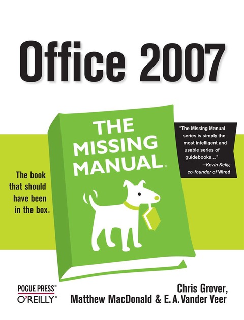Cover image for book Office 2007: The Missing Manual